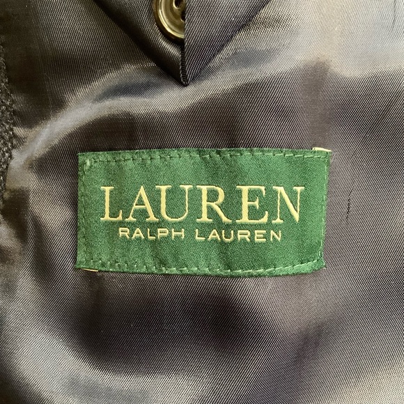 RALPH LAUREN Blue Oversized Wool Blazer Size 44S - Picture 10 of 13